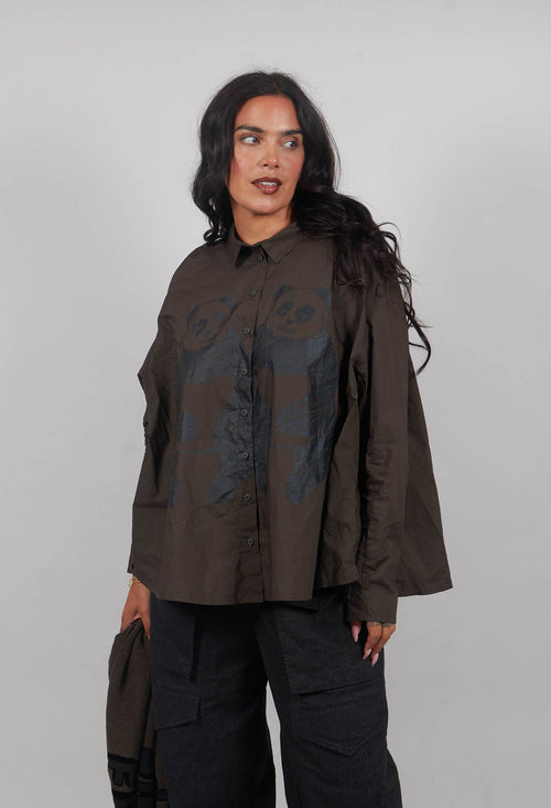 Loose Fit Shirt in Jungle Print