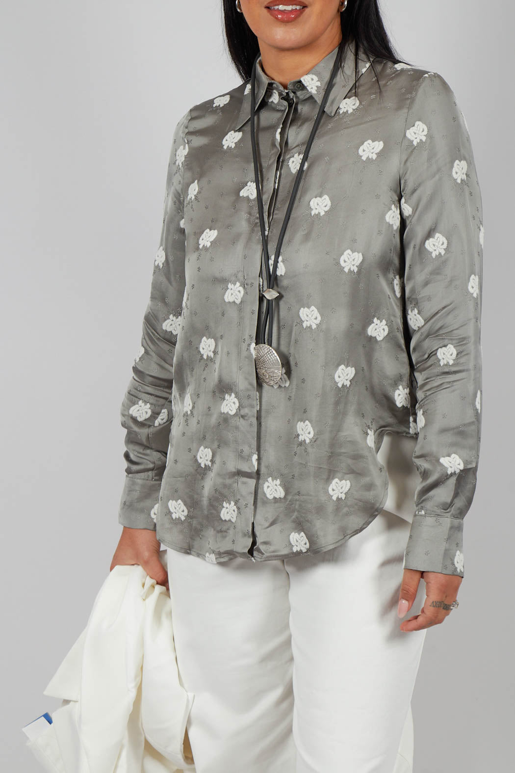Jacquard Shirt in Graphite