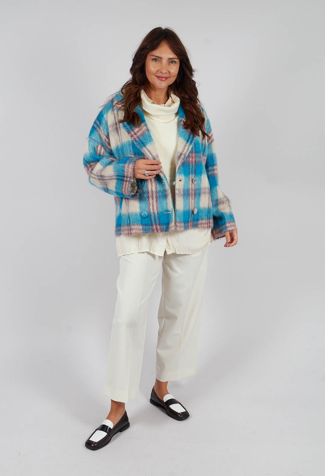 Twill Trousers in Cream