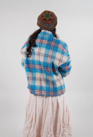 Pea Coat in Bright Cobalt