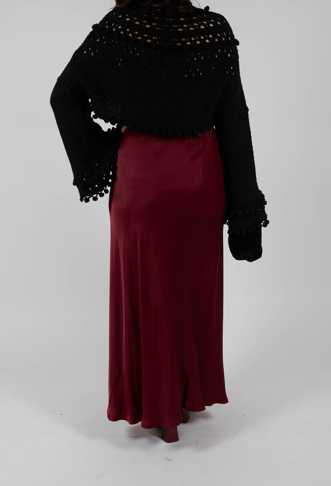 Raj Sicilia Skirt in Smoky Red