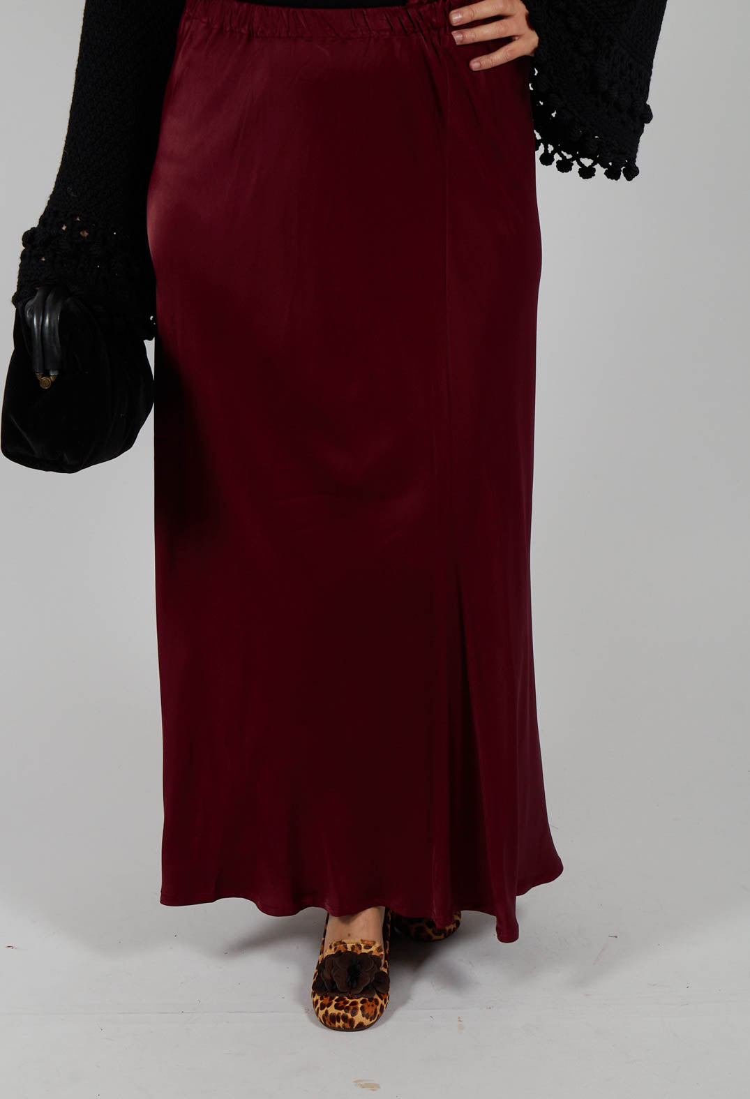 Raj Sicilia Skirt in Smoky Red
