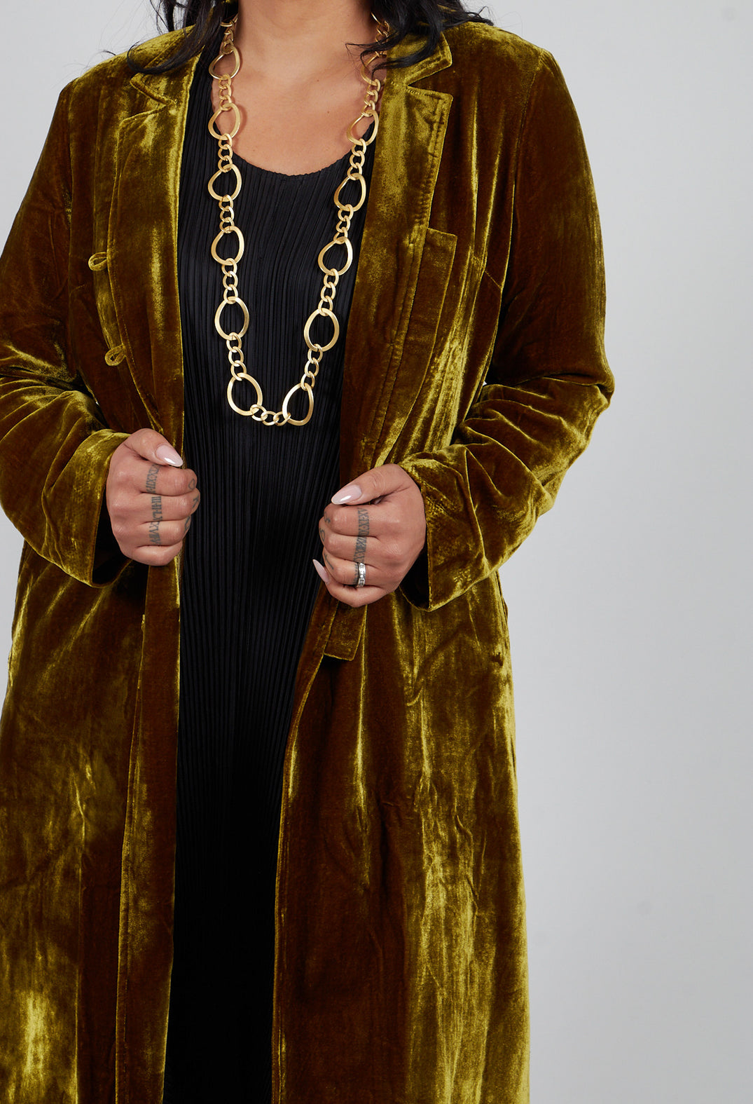 Edda Coat in Moss