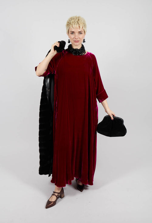 Lotus Dress in Fusia