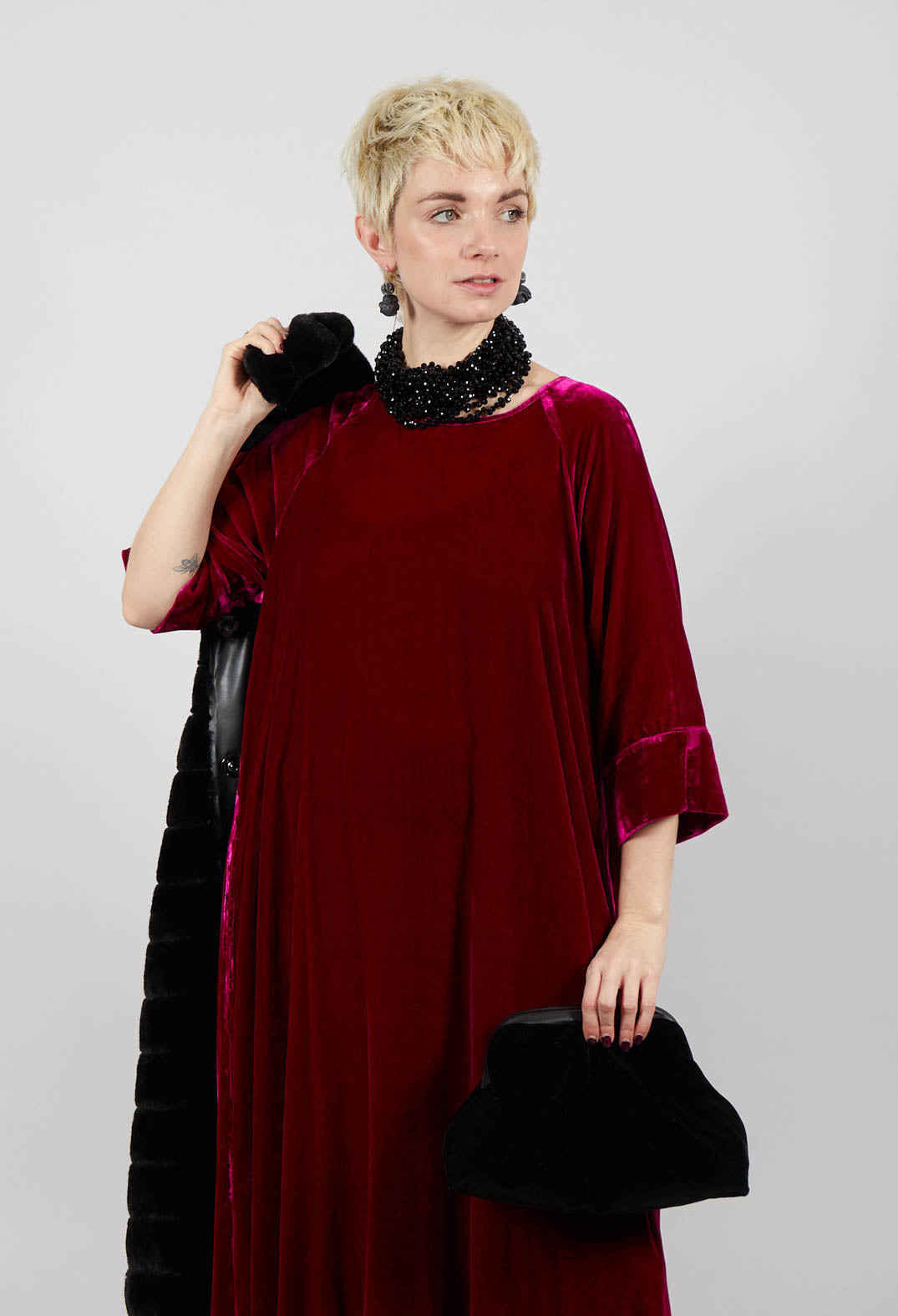 Lotus Dress in Fusia