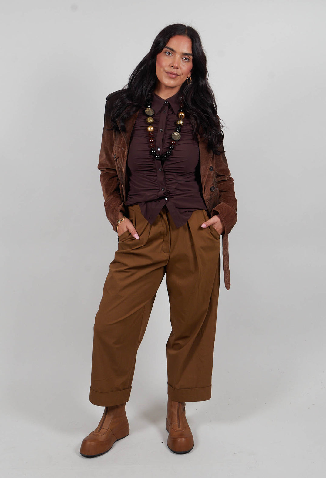 Eliot Trousers in Tabak