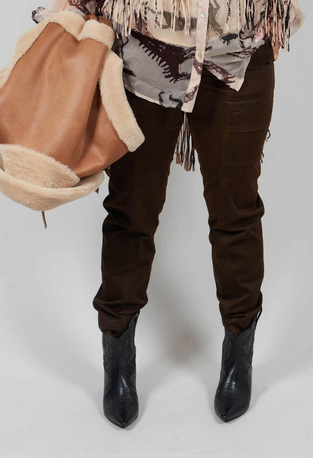 Alima Trousers in Earth