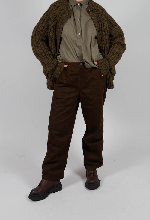 Aljo Mom Trouser in Earth