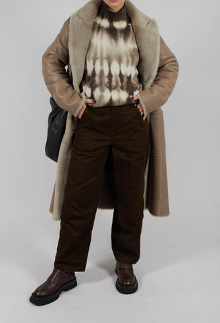 Aljo Mom Trouser in Earth