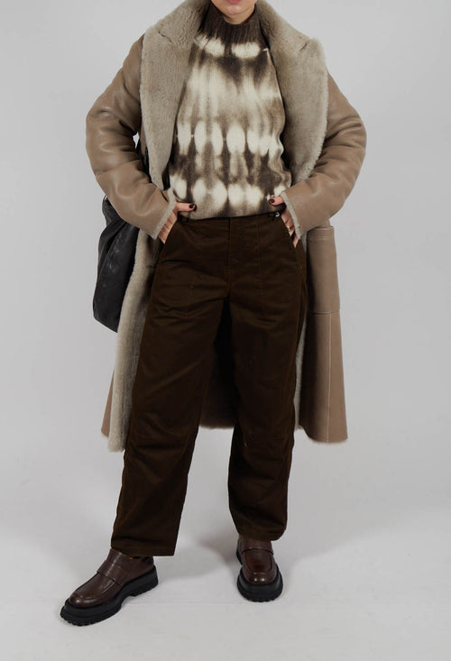 Aljo Mom Trouser in Earth