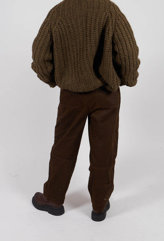 Aljo Mom Trouser in Earth