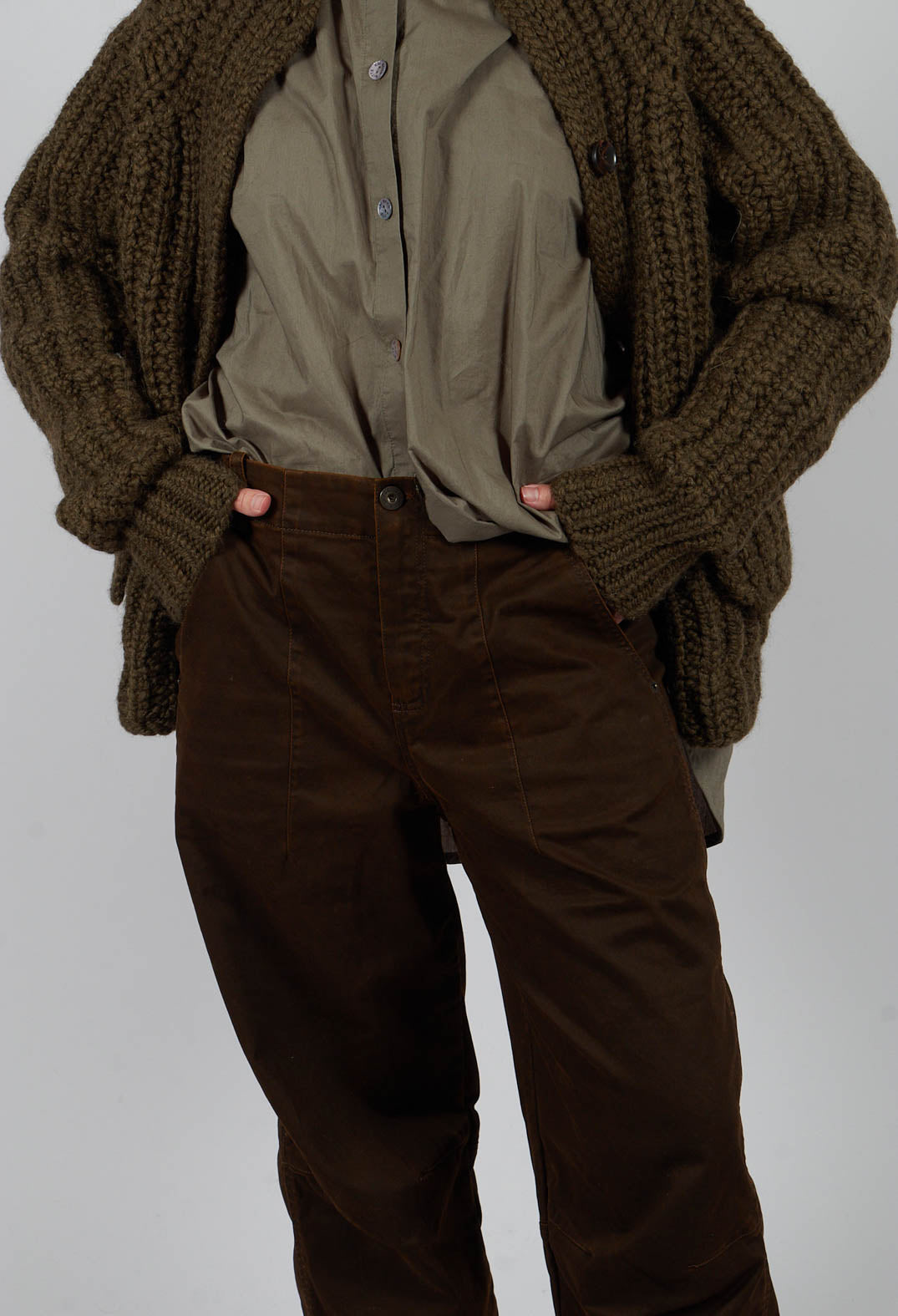 Aljo Mom Trouser in Earth