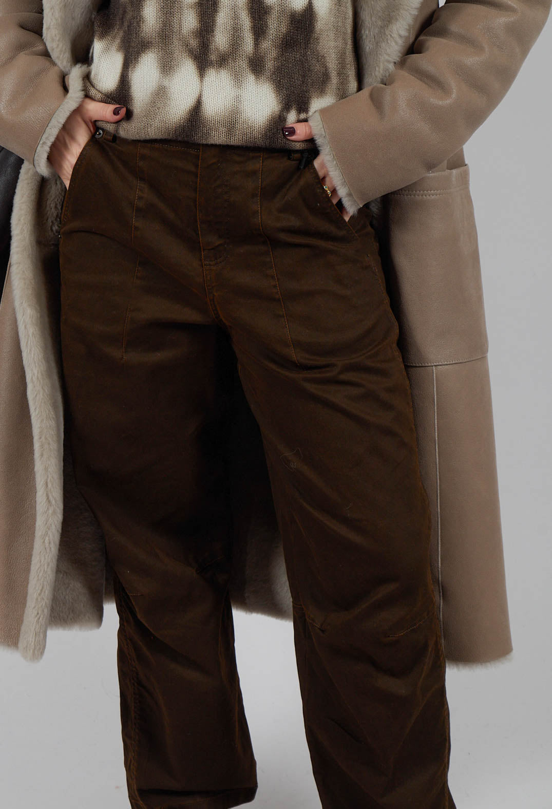 Aljo Mom Trouser in Earth