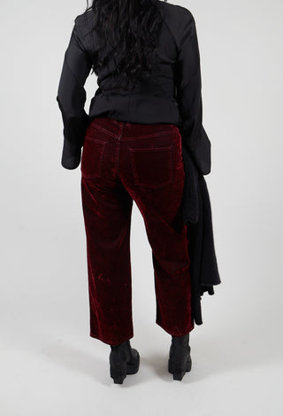 Kelim Jeans in Grape