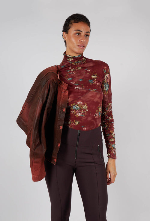 Calm Top in Burgundy