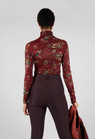 Calm Top in Burgundy