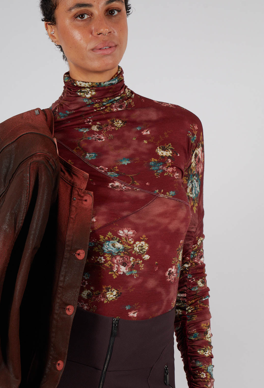 Calm Top in Burgundy