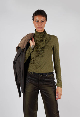 Murmur Jersey Top in Green