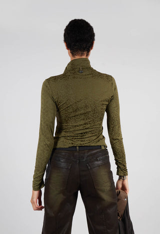 Murmur Jersey Top in Green