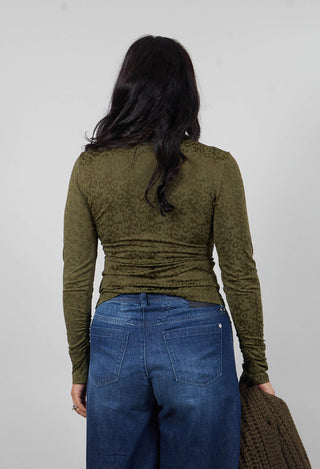 Murmur Jersey Top in Green