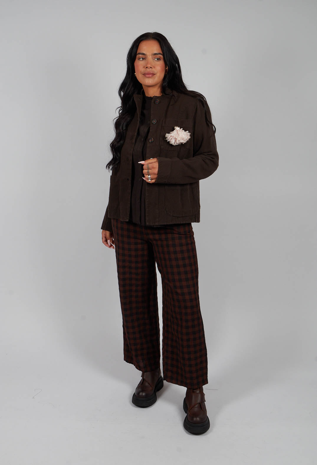 Button Up Shirt in Ebano