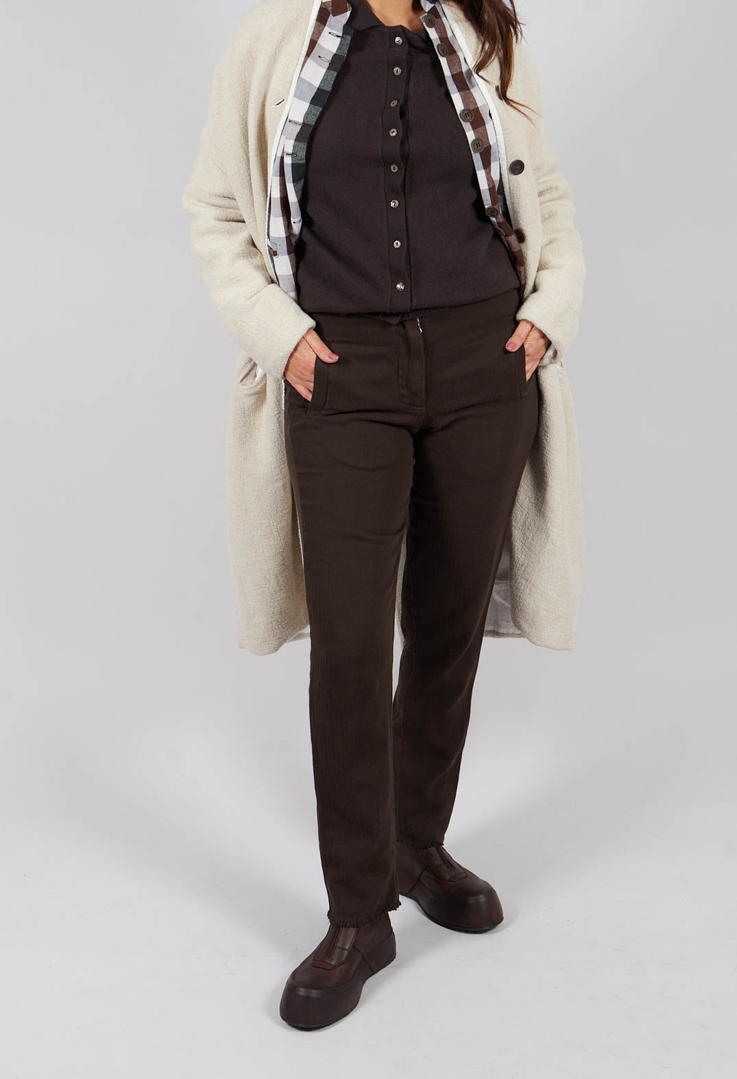 Piercarla Trousers in Sepia