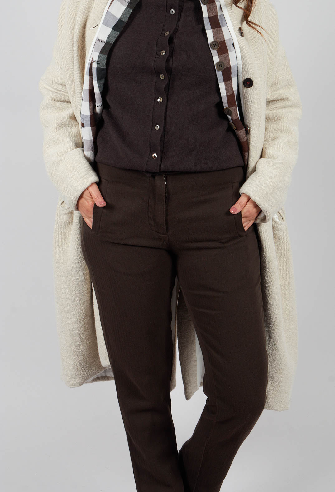 Piercarla Trousers in Sepia