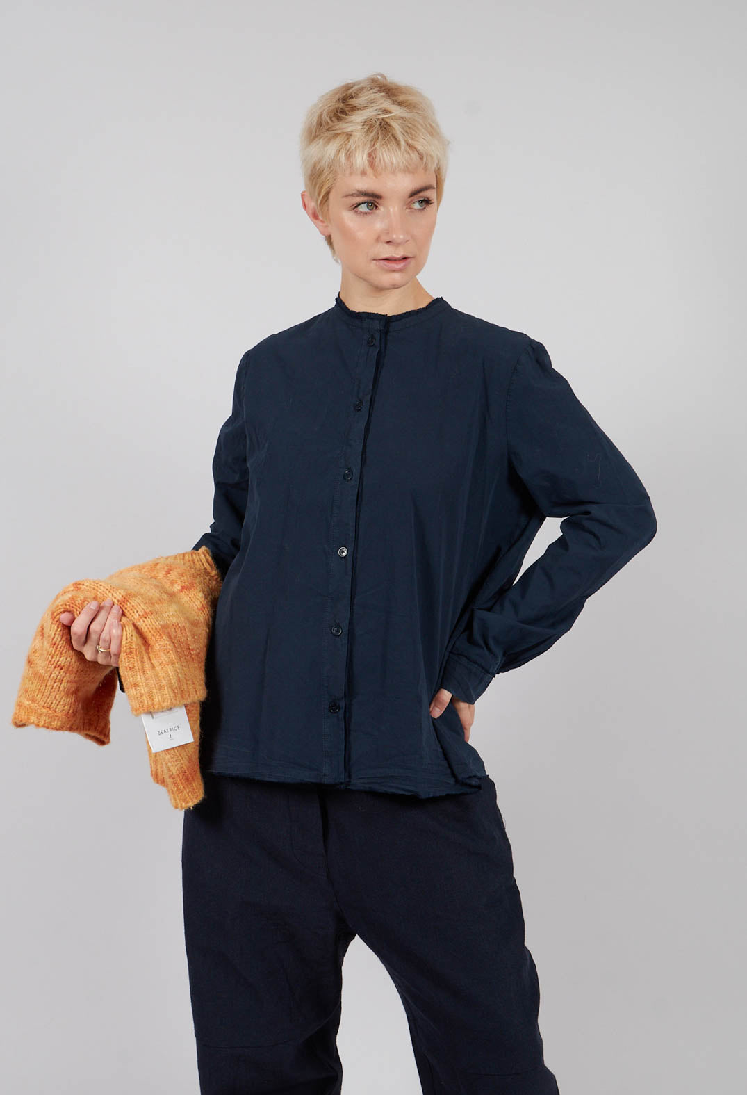 Button Up Shirt in Abisso