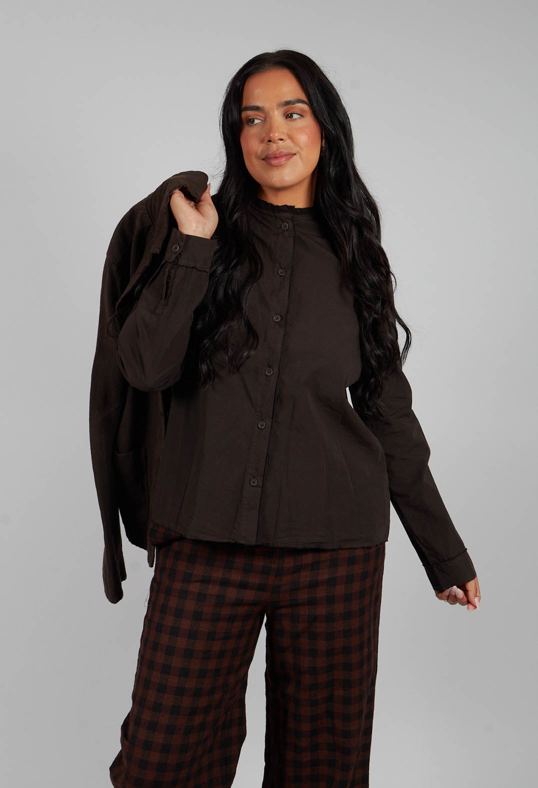 Button Up Shirt in Ebano