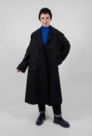 Overcoat in Degas Nero