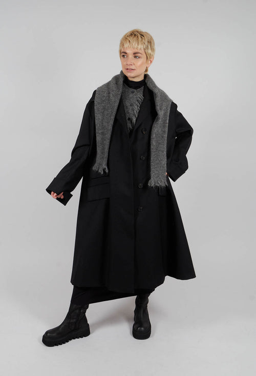 Overcoat in Degas Nero