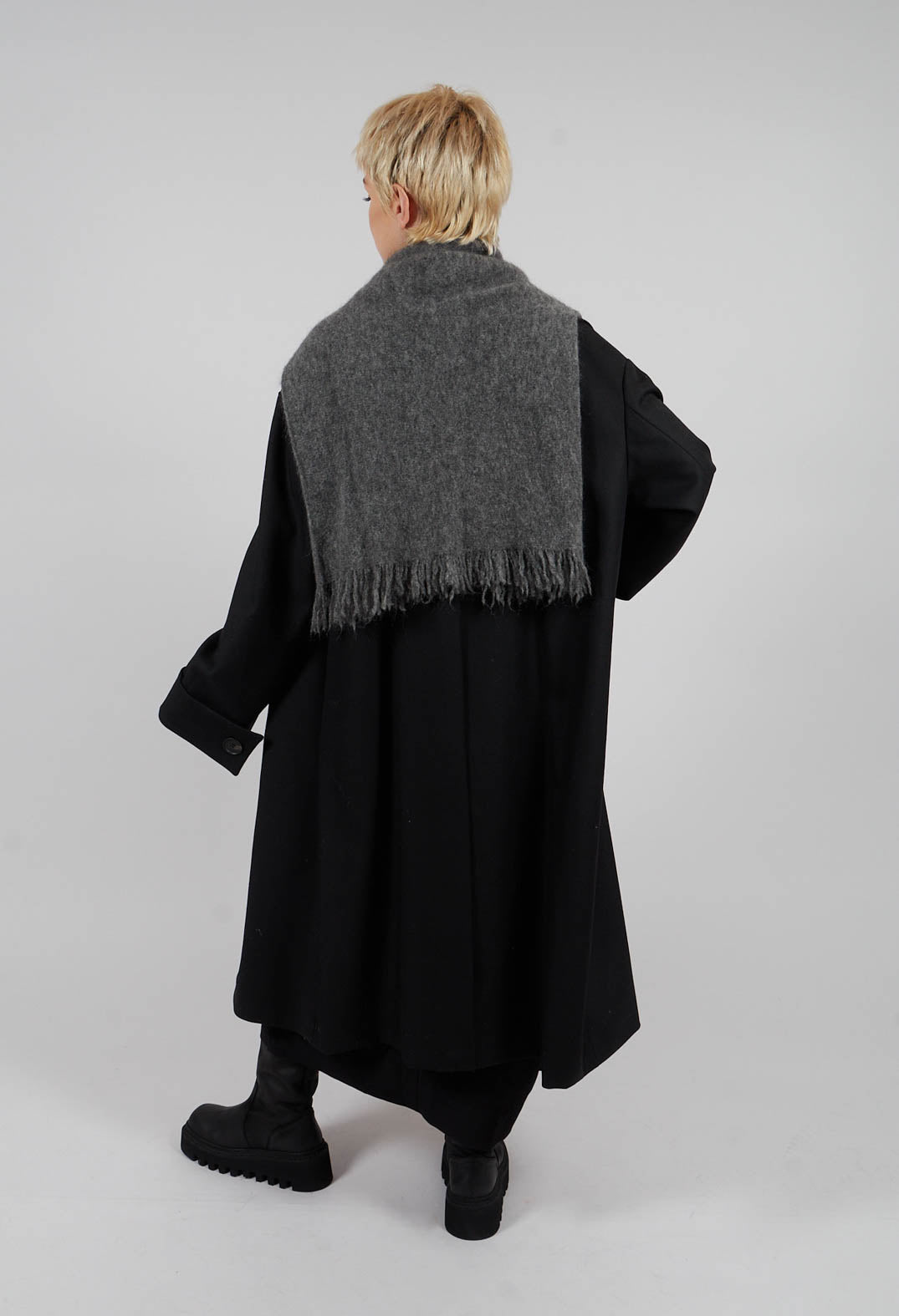 Overcoat in Degas Nero