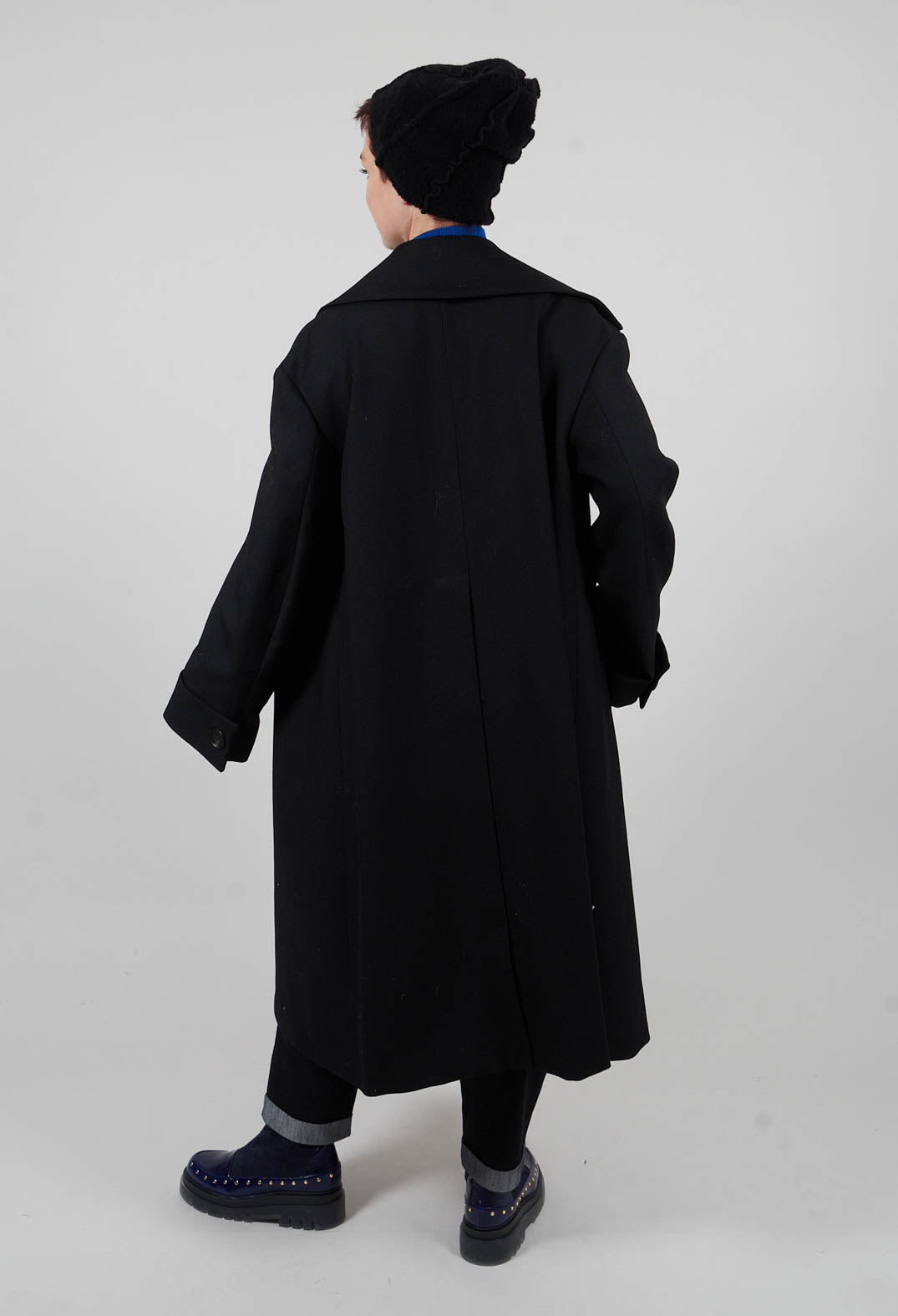 Overcoat in Degas Nero