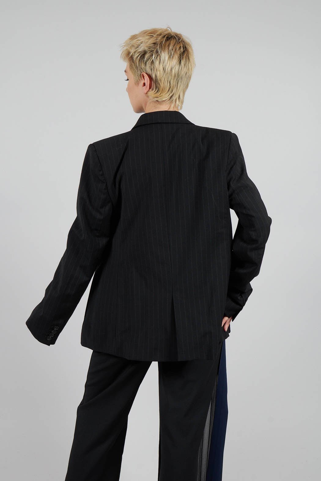 Double Breasted Blazer in Nero