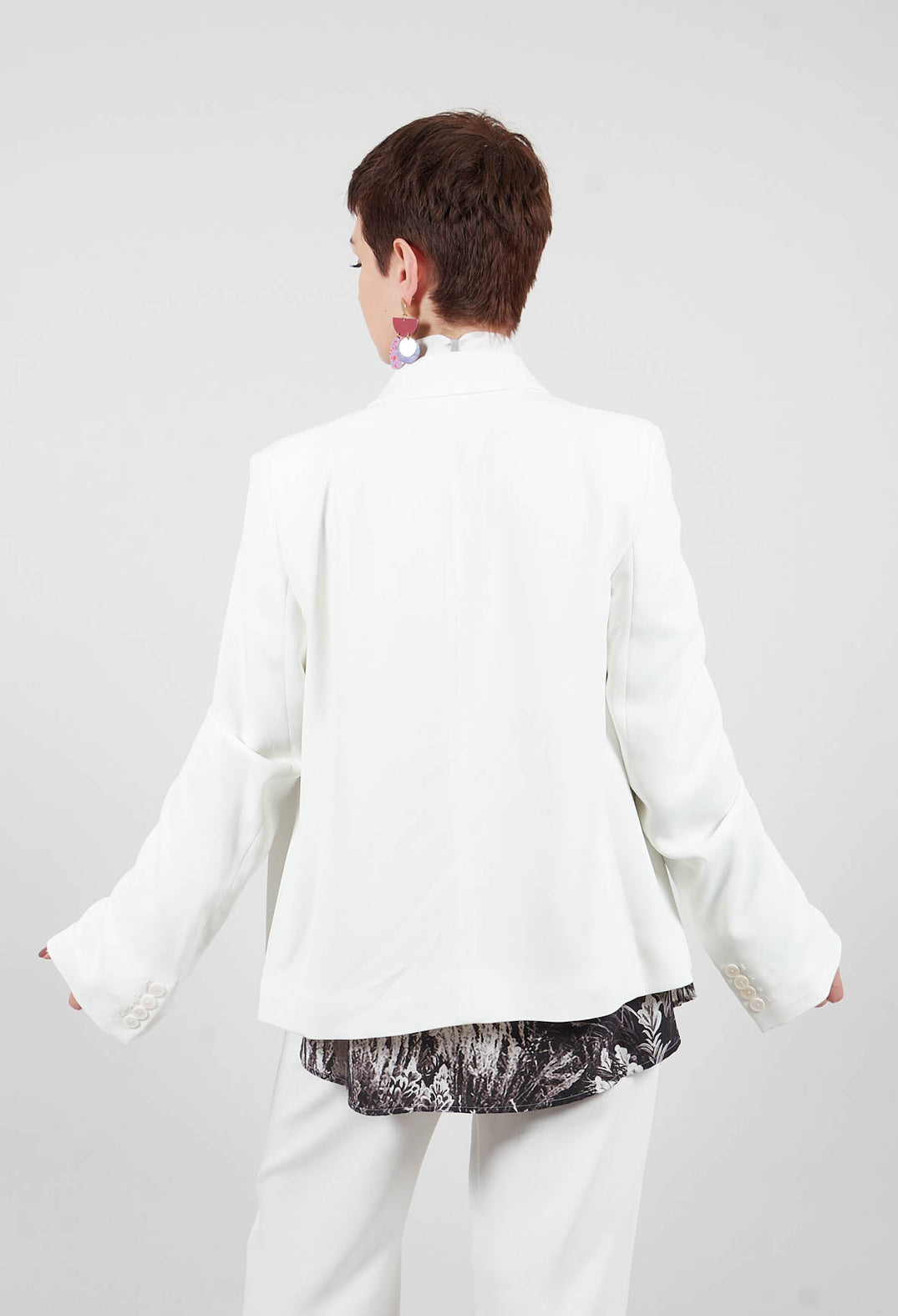 Single Breasted Blazer in Latte