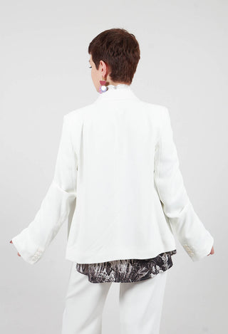 Single Breasted Blazer in Latte