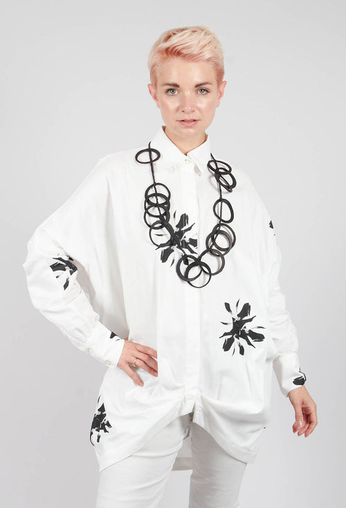 Long-Sleeved Shirt in Bianco