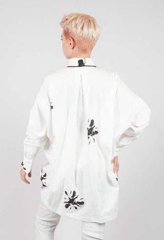 Long-Sleeved Shirt in Bianco