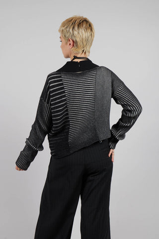 Agnes Jumper in Grigio Nero