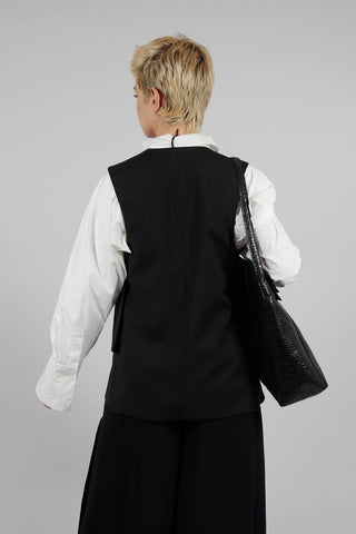 Monteurano Waistcoat in Nero