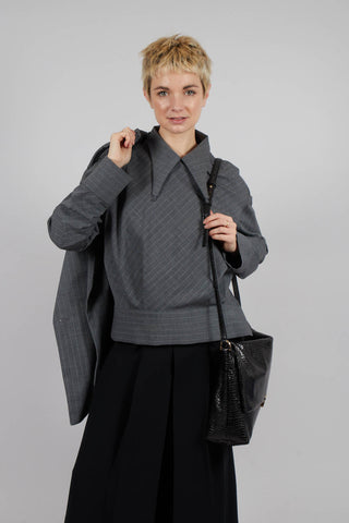 Fermo Blouse in Grigio