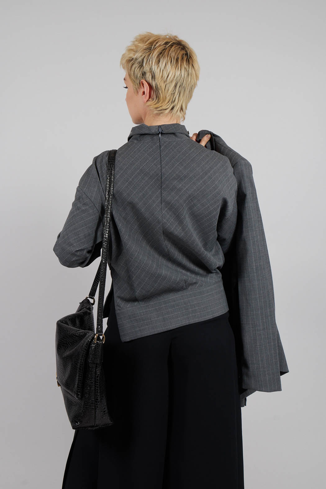 Fermo Blouse in Grigio