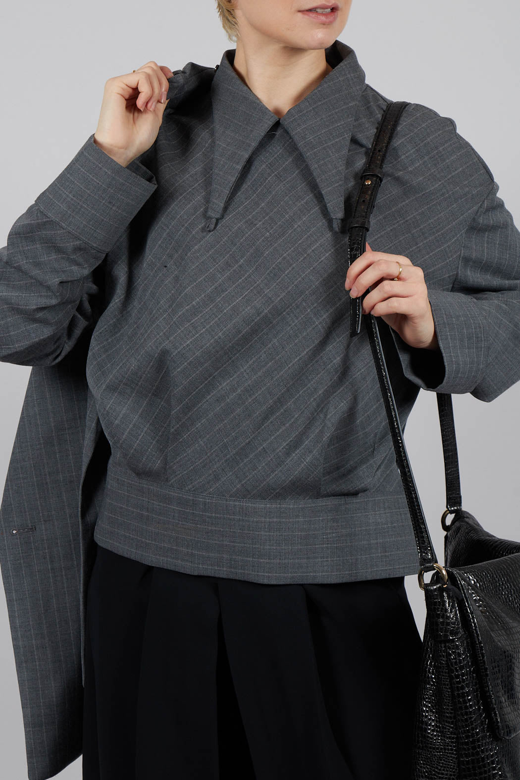 Fermo Blouse in Grigio