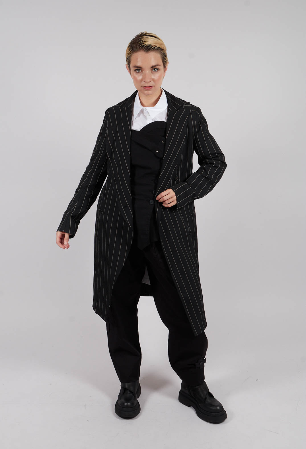Rachele Coat in Nero
