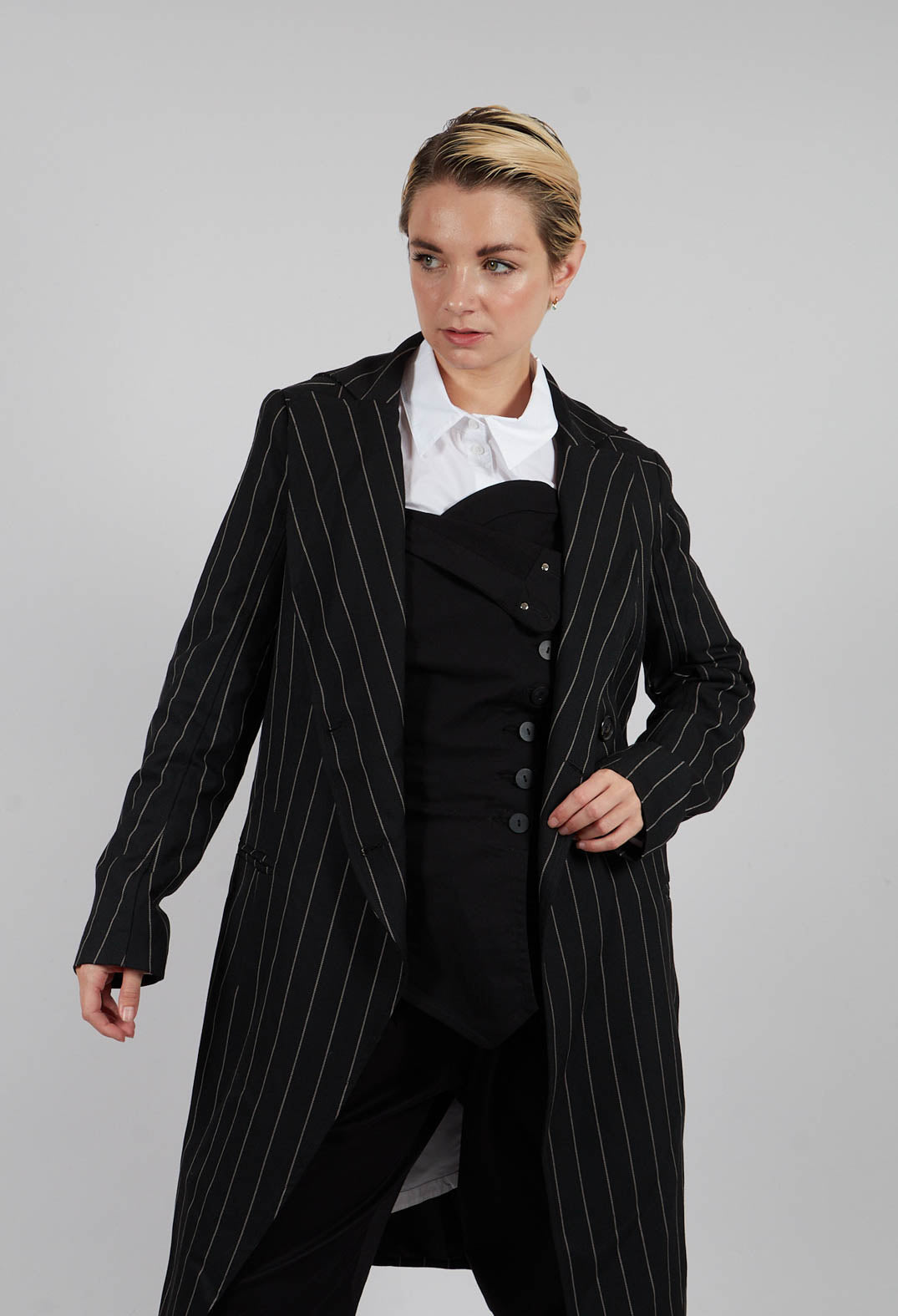 Rachele Coat in Nero