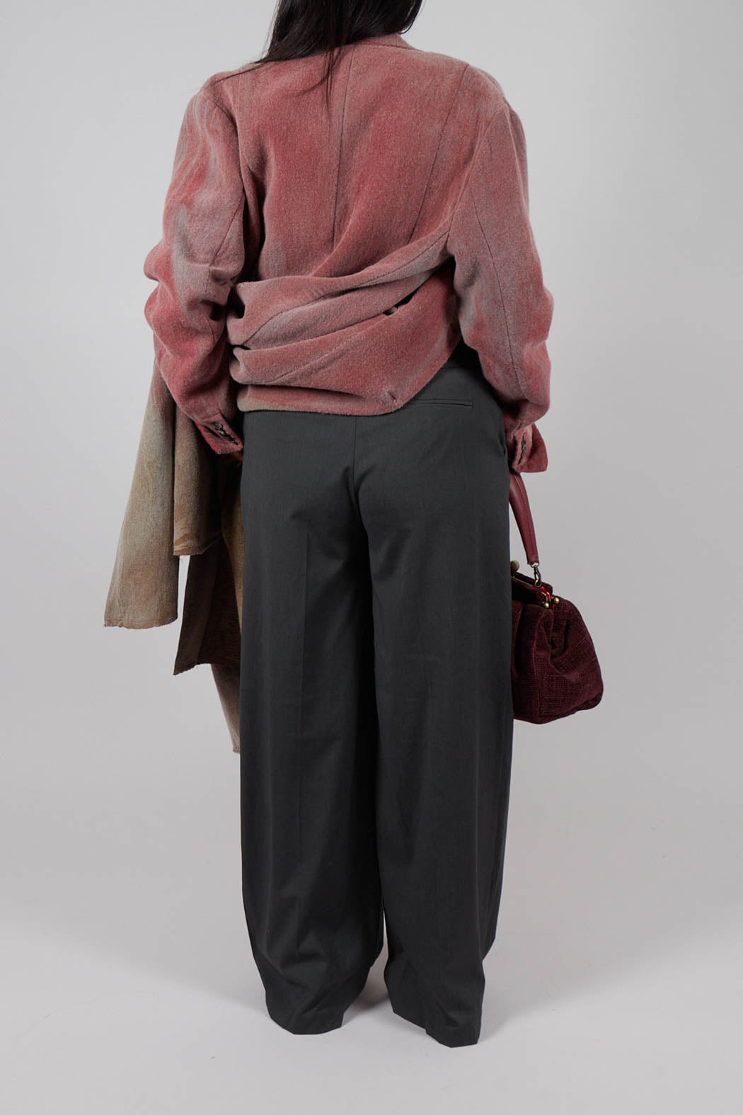 Irene Straight Leg Trouser in Antracite