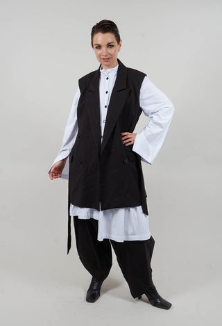 Letizia Waistcoat in Nero