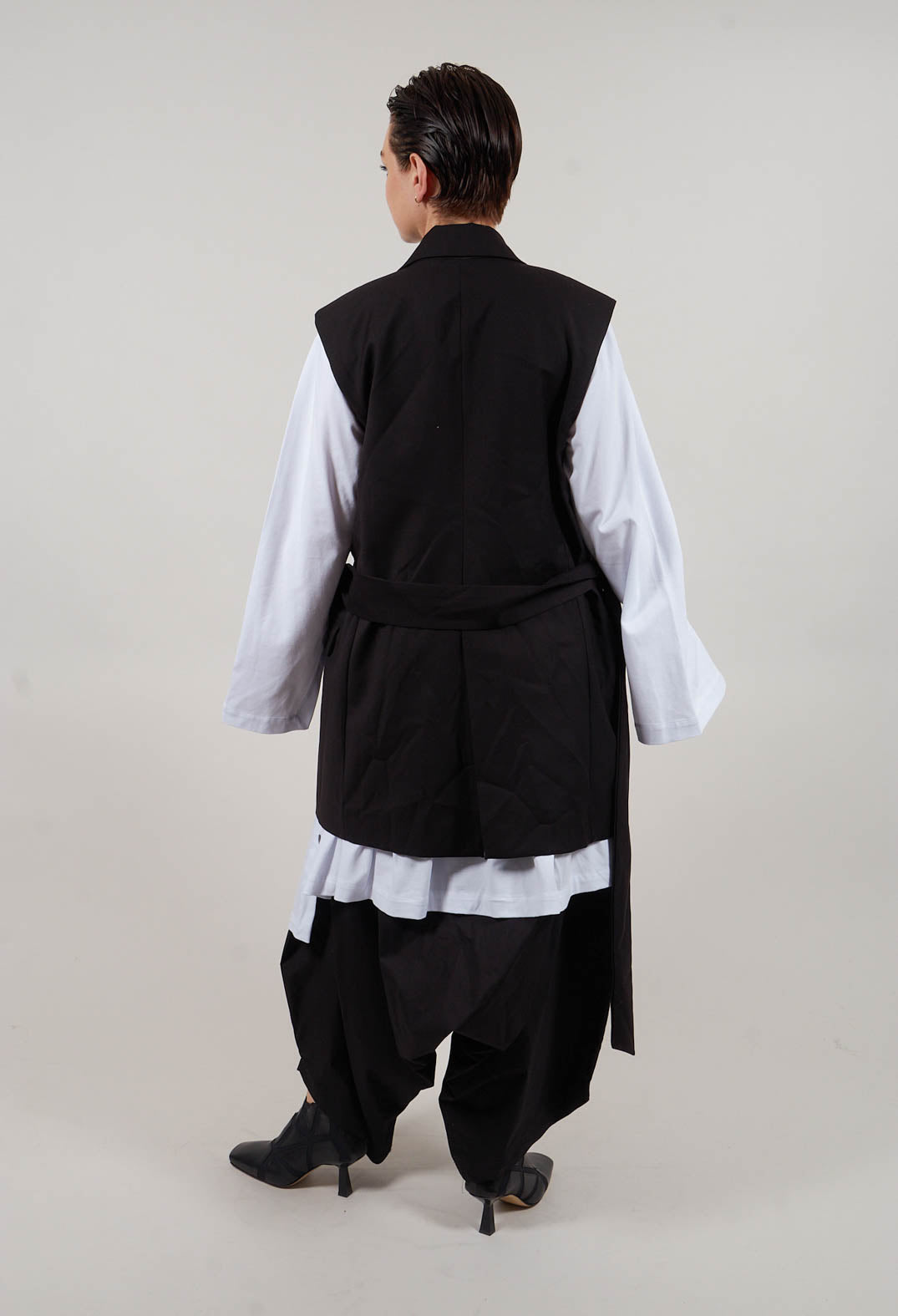 Letizia Waistcoat in Nero