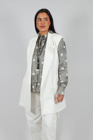 Letizia Waistcoat in Burro