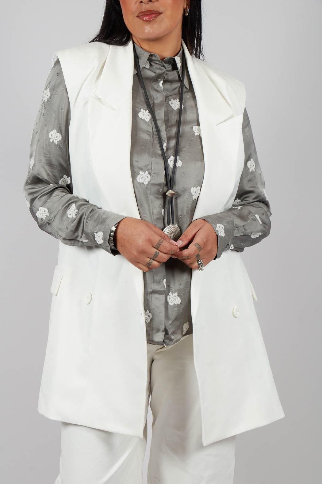 Letizia Waistcoat in Burro